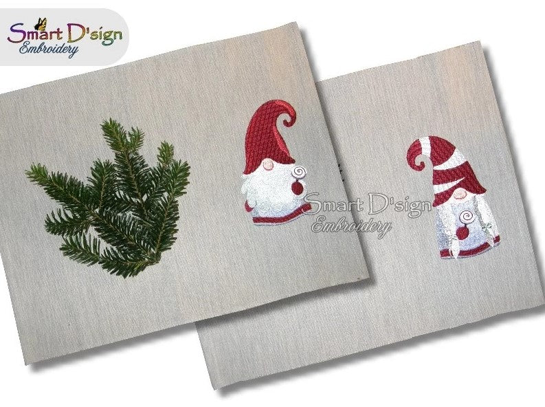 GNOMES WEIHNACHTSWICHTEL PAAR 10x10 cm Tompte Nisse