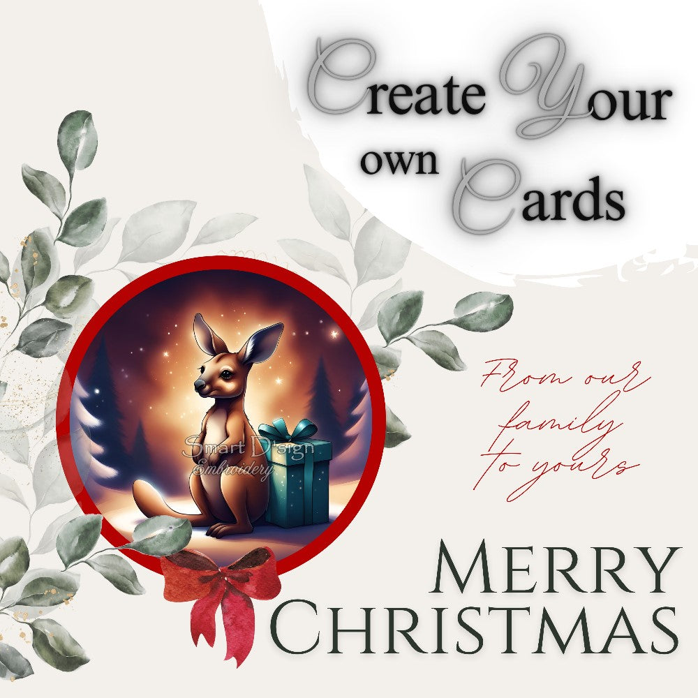 CHRISTMAS KANGAROOS - SET 1 - Australian Seasons Greetings