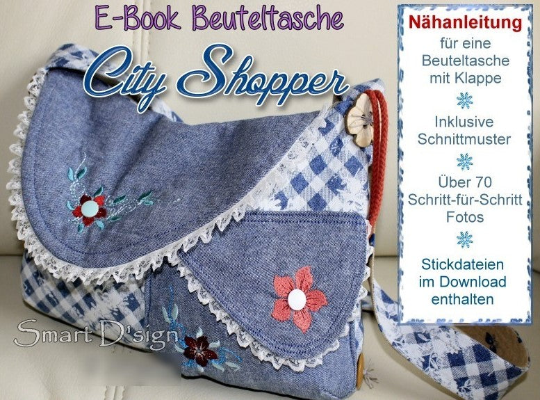 eBook CITY SHOPPER HANDTASCHE