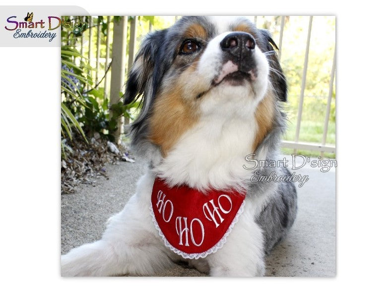 ITH DOG / CAT BANDANA HO-HO-HO Christmas