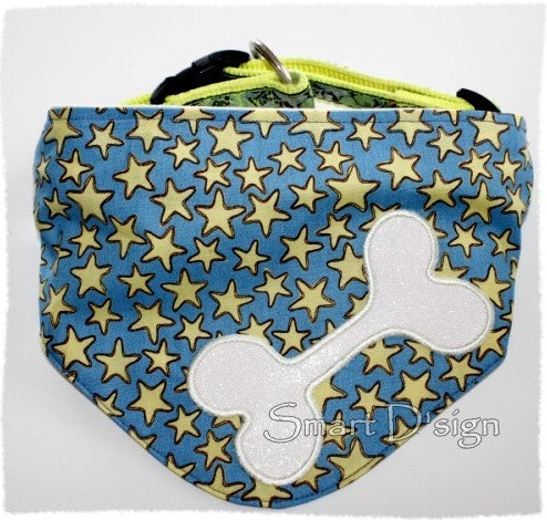 ITH DOG COLLAR BIBS - BANDANAS 6x10 inch