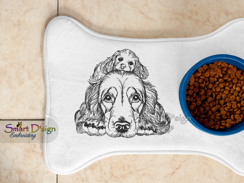 COCKER SPANIEL Sketch Motiv