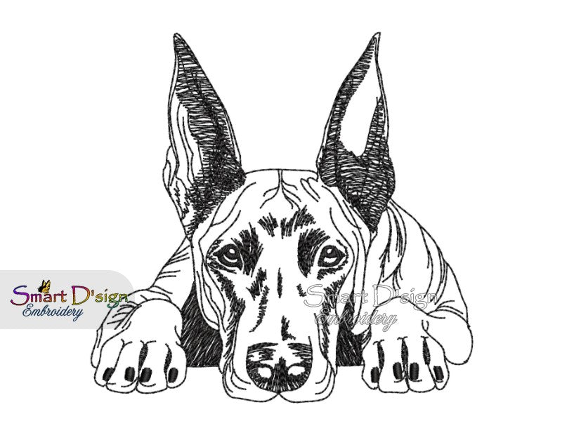 DOBERMANN Sketch Motif