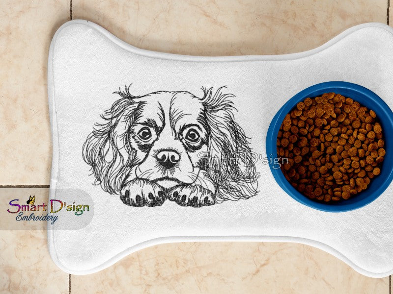 CAVALIER KING CHARLES SPANIEL Sketch Motiv