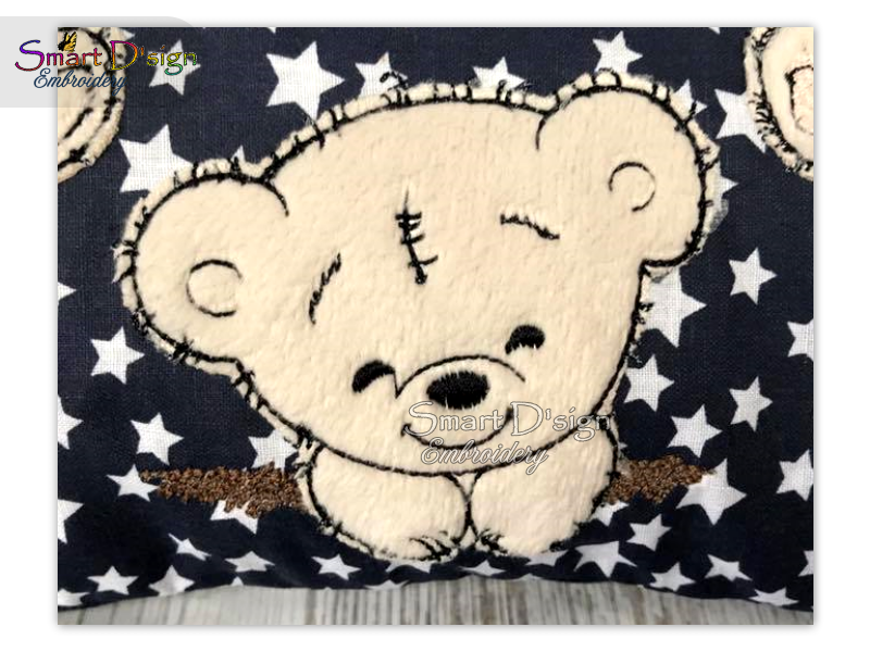 TEDDY Raw Doodle Applique