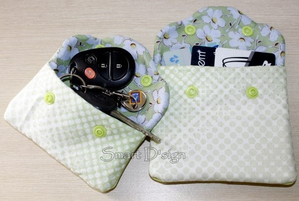 ITH EASY QUILT FLOWER APPLIQUE BAGS Set