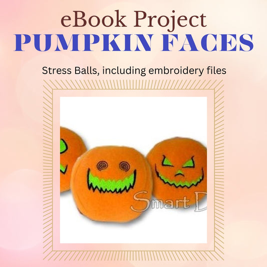 HALLOWEEN PUMPKIN FACES Set & eBook for STRESS BALLS