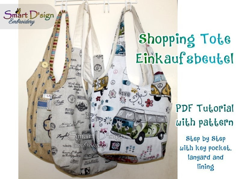 eBook SHOPPING TOTE Sewing Pattern