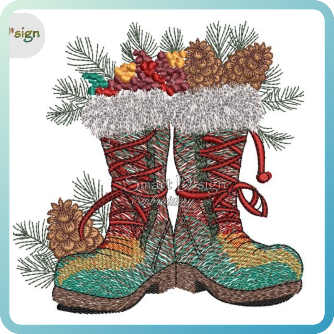 ELF BOOTS with Decoration