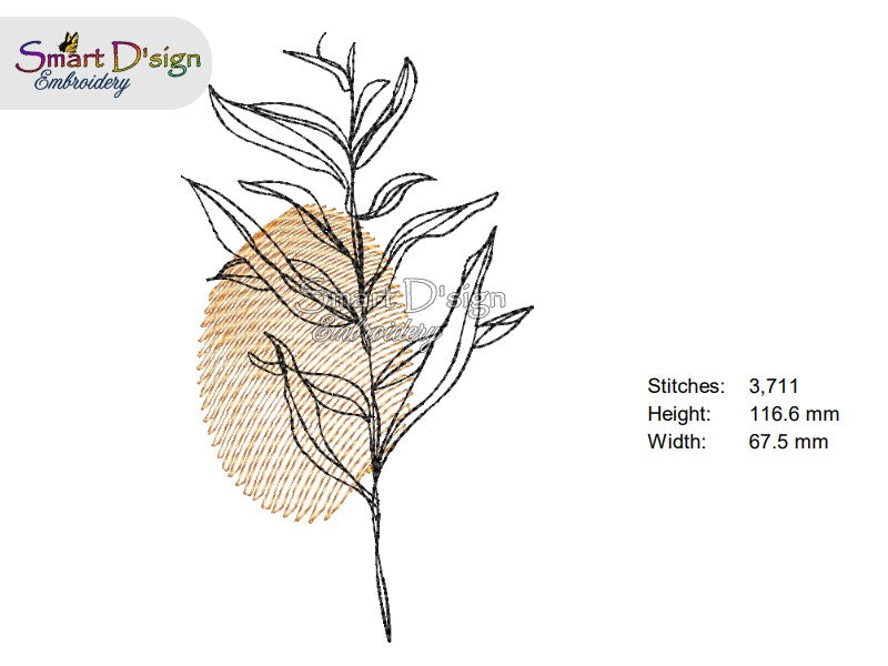 SET 9x OUTBACK FLOWERS Line Art