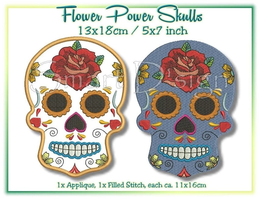 FLOWER SKULL Set