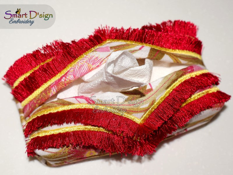 BOHEMIAN FRINGES - Easy ITH TISSUE BOX