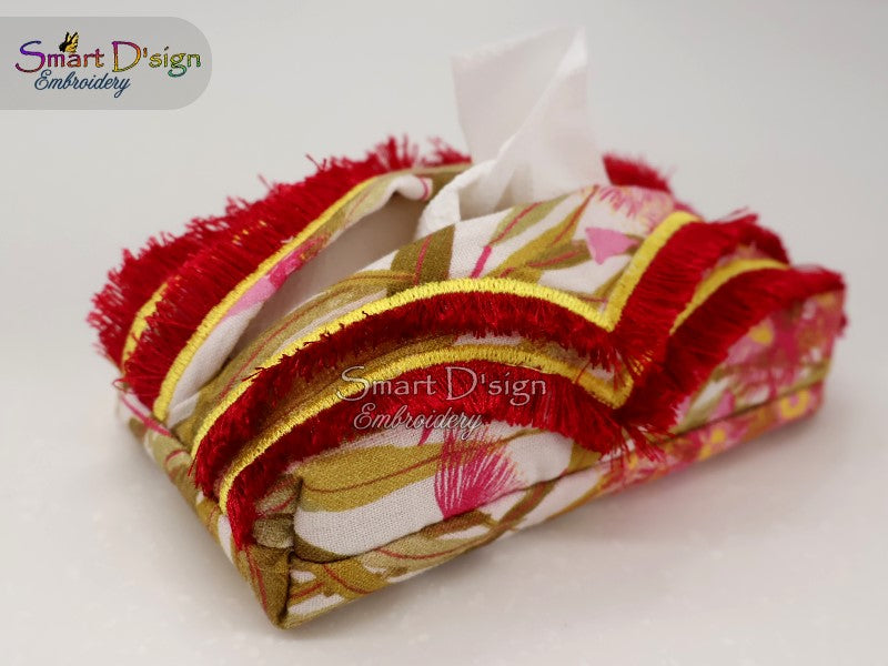 BOHEMIAN FRINGES - Easy ITH TISSUE BOX