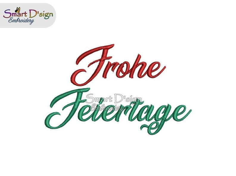 FROHE FEIERTAGE (German)