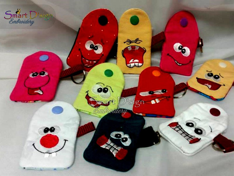 ITH COIN POUCHES 13 FUNNY FACES