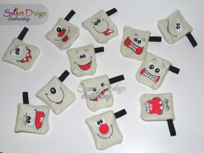 ITH COIN POUCHES 13 FUNNY FACES