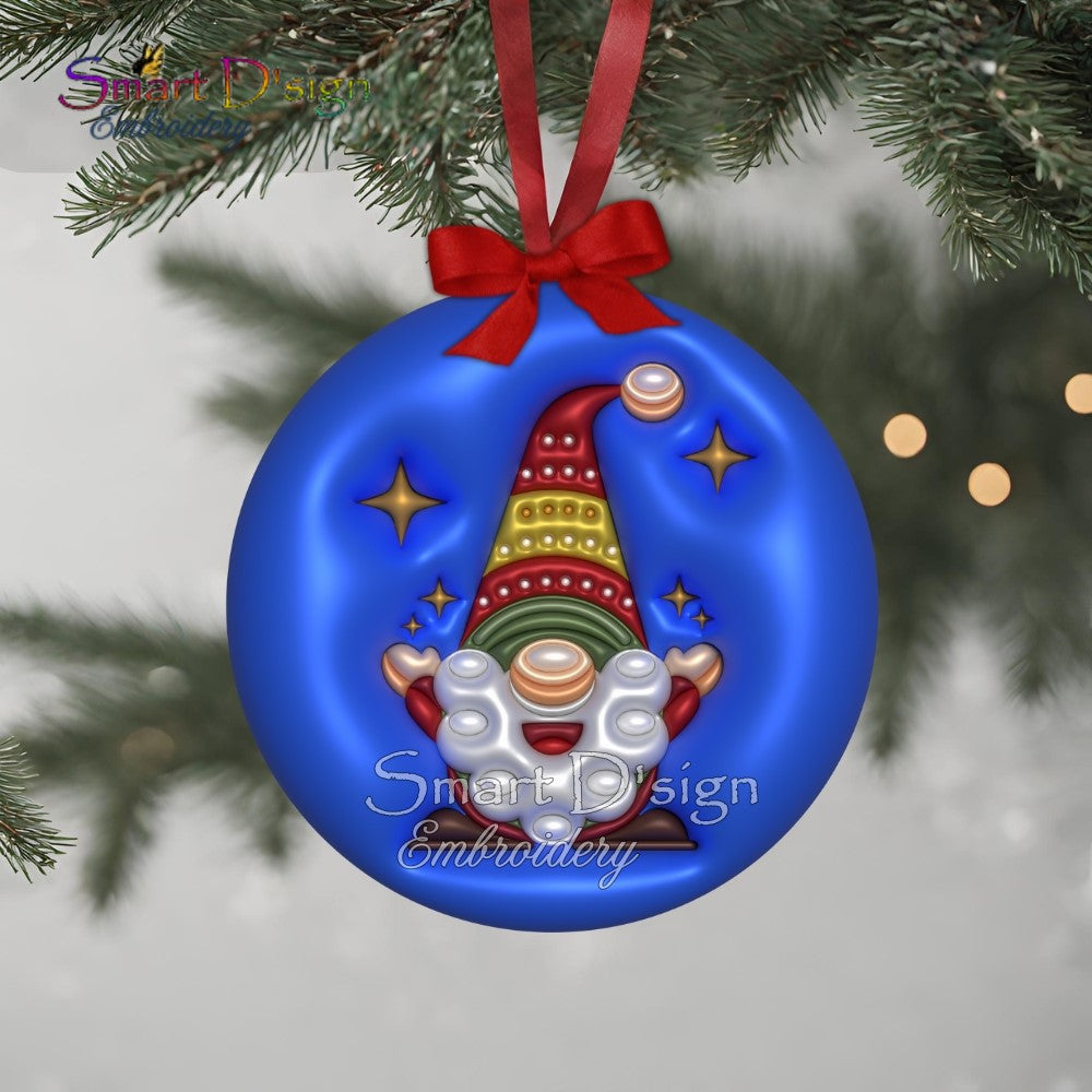 PUFFY JELLY CHRISTMAS ORNAMENTS  - Set 2