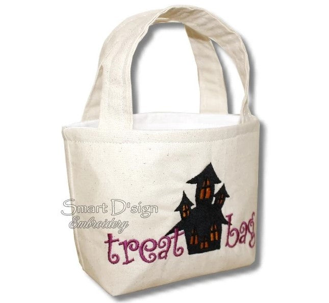 ITH HALLOWEEN BASKET - HOUNTED HOUSE