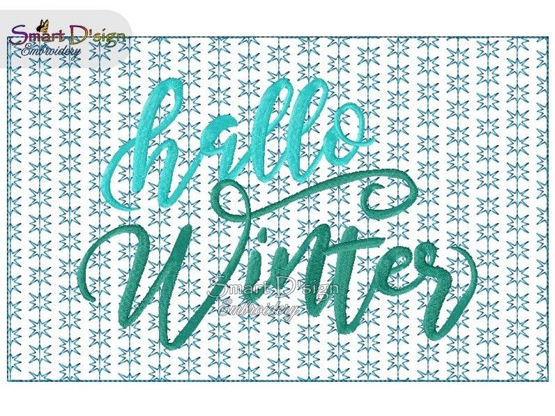 HALLO WINTER ITH QUILT BLOCKS 2 Motifs