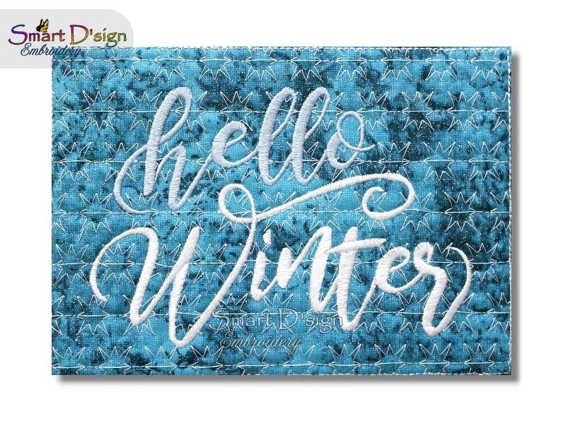 HELLO WINTER ITH QUILTBLÖCKE 2 Motive