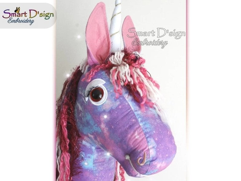 eBook HOBBY HORSE STECKENPFERD EINHORN mit Stickdateien