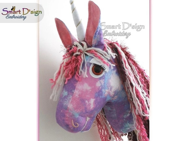 eBook HOBBY HORSE STECKENPFERD EINHORN mit Stickdateien