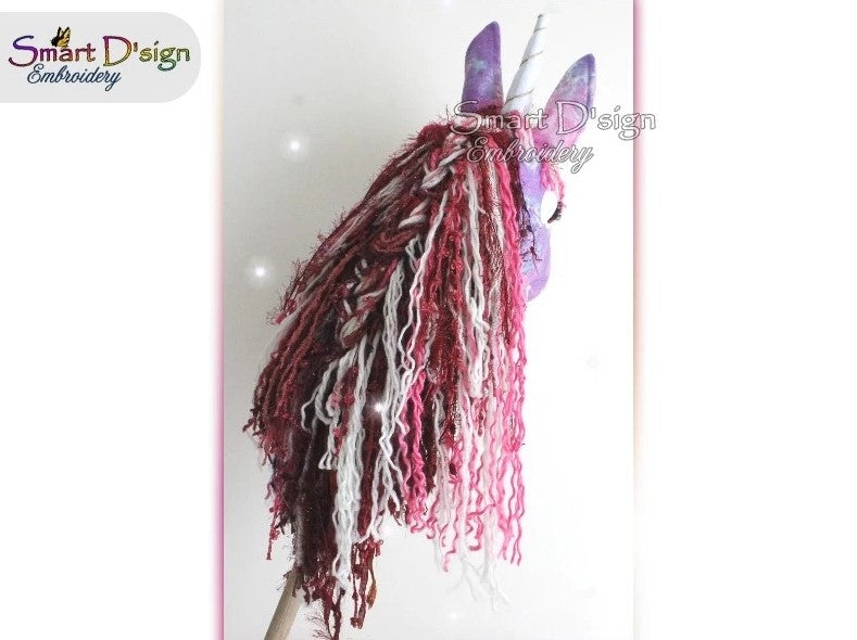 eBook HOBBY HORSE STECKENPFERD EINHORN mit Stickdateien