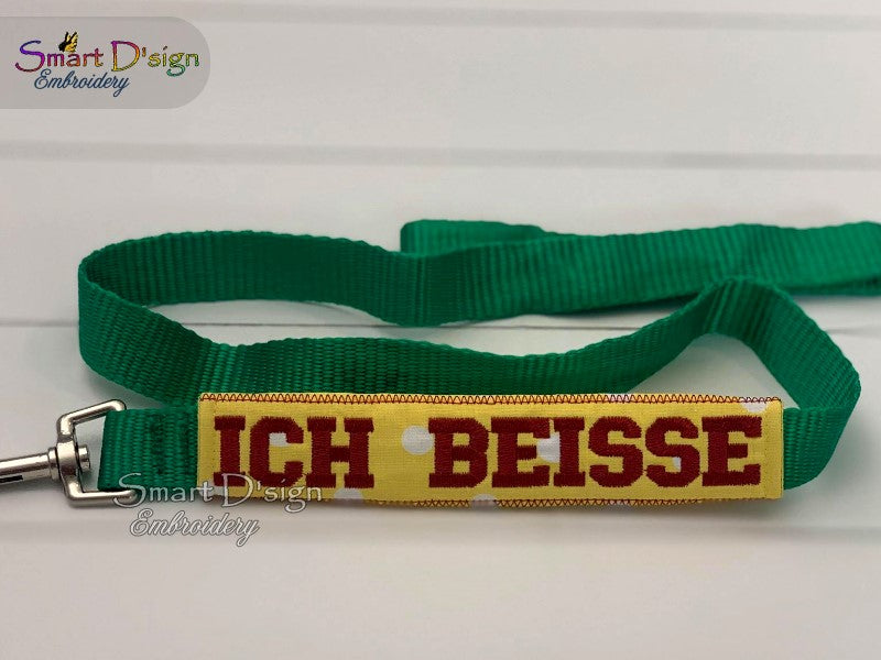 ITH DOG LEASH and COLLAR WRAP - GERMAN WORDING