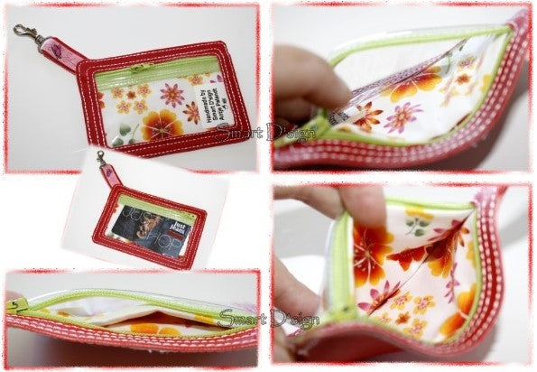 ITH ID CARD HOLDER, COIN PURSE