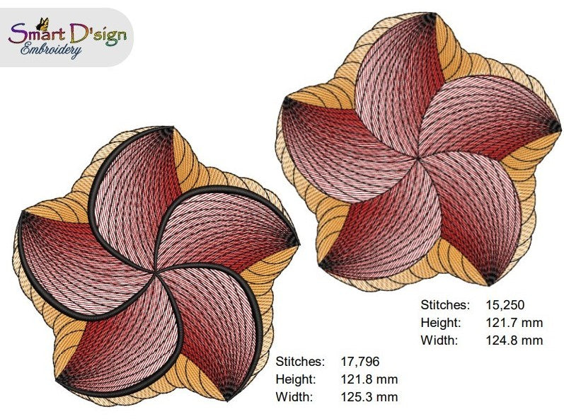 2x ILLUSION FLOWER No 2