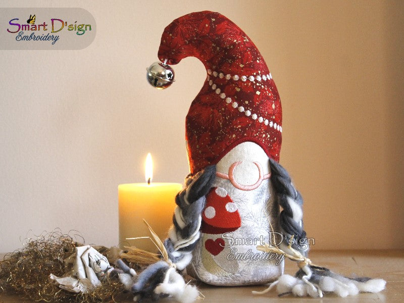 3D FREE-STANDING ITH AUTUMN TOADSTOOL GNOME