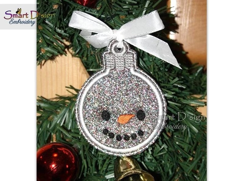 ITH SNOWMAN CHRISTMAS BAUBLE