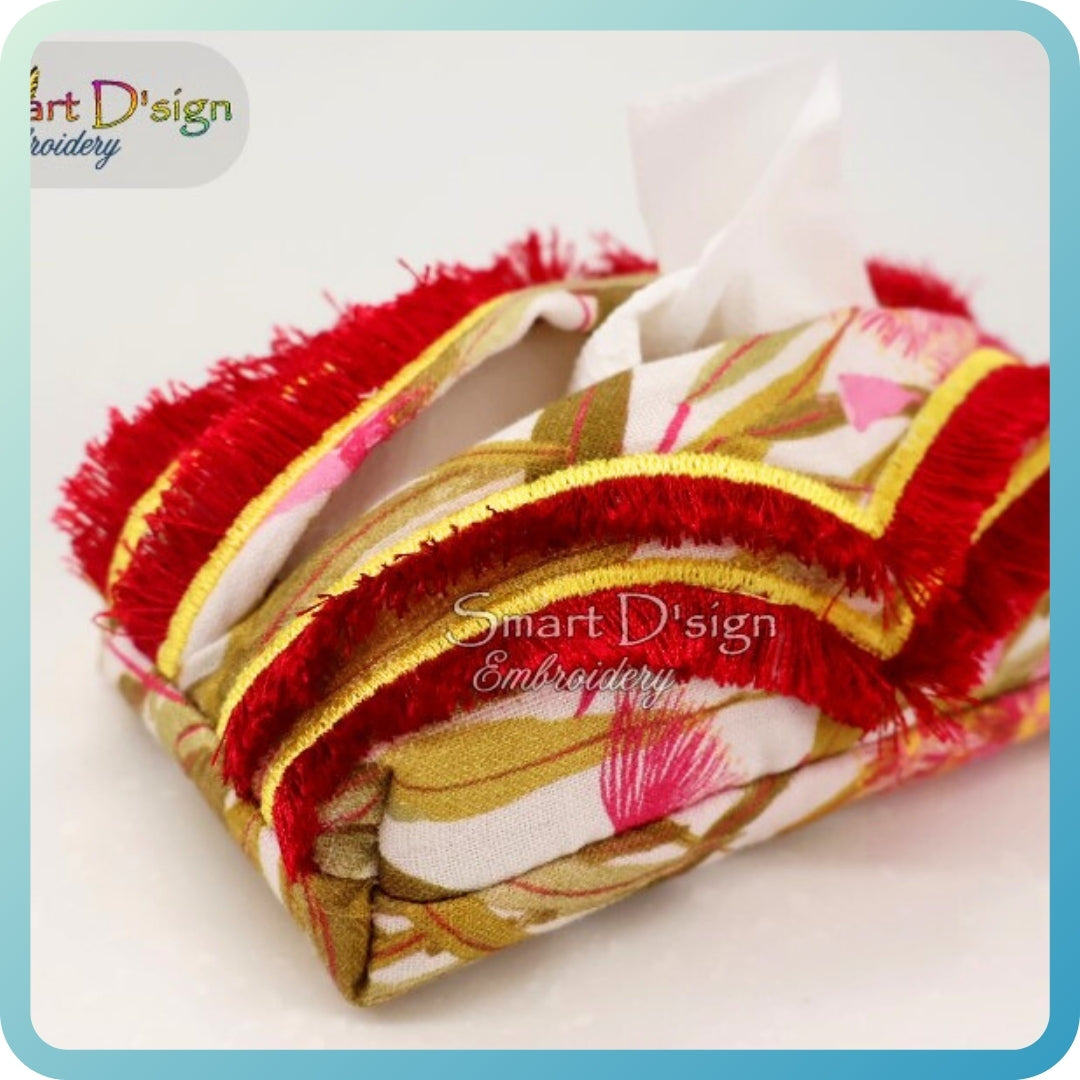 BOHEMIAN FRINGES - Easy ITH TISSUE BOX