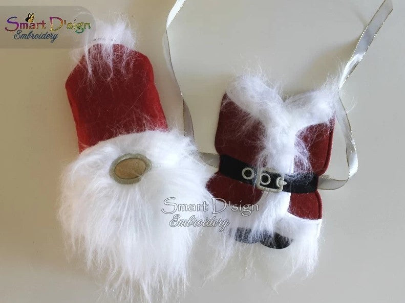 ITH BOTTLE WRAP - SET - SANTA CLAUS COAT & HAT