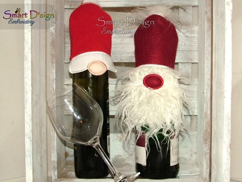 ITH BOTTLE WRAP - SANTA CLAUS HAT