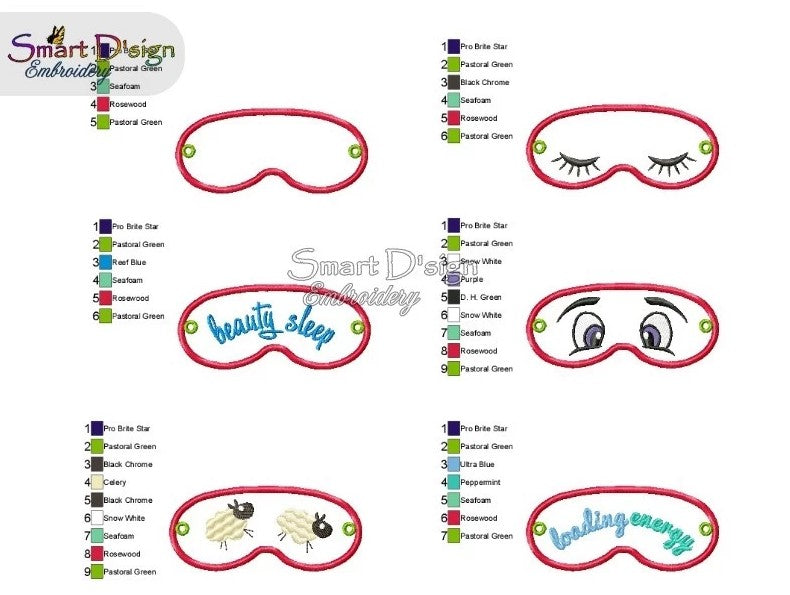 ITH SLEEPING MASKS for 18 inch DOLLS