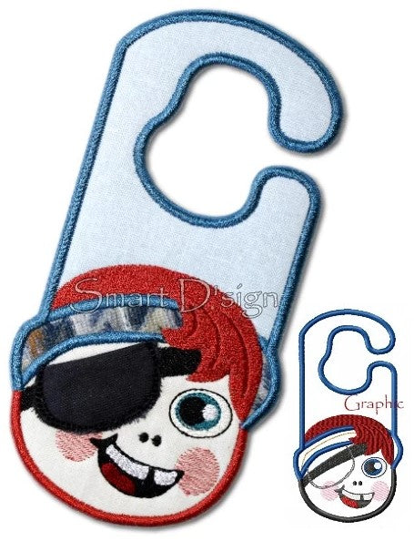 ITH DOOR HANGER PIRATE - TOOTH FAIRY with Pocket