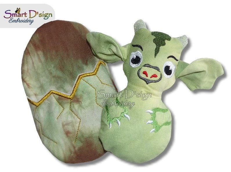 ITH DRAGON STUFFY with EGG SHELL Sleeping Bag