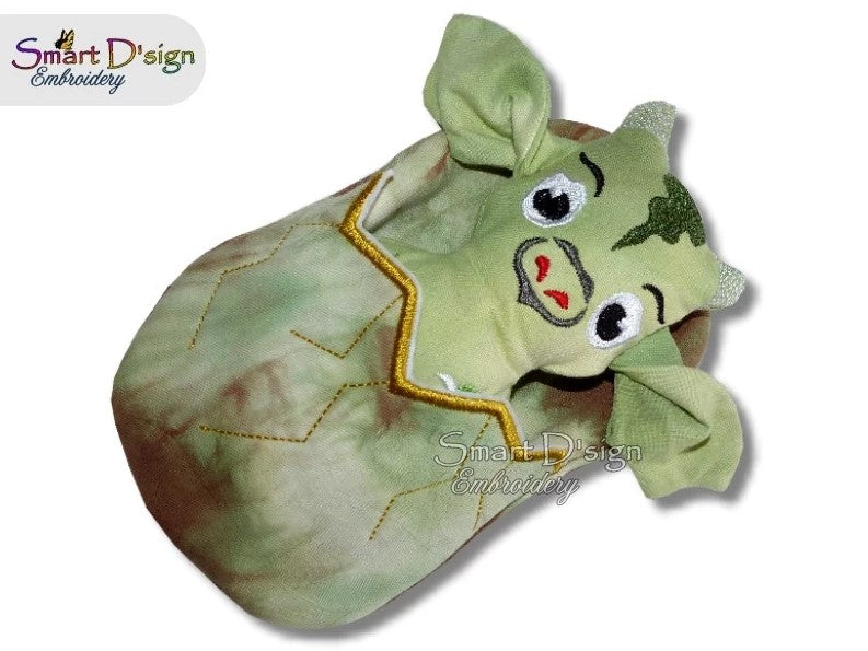 ITH DRAGON STUFFY with EGG SHELL Sleeping Bag