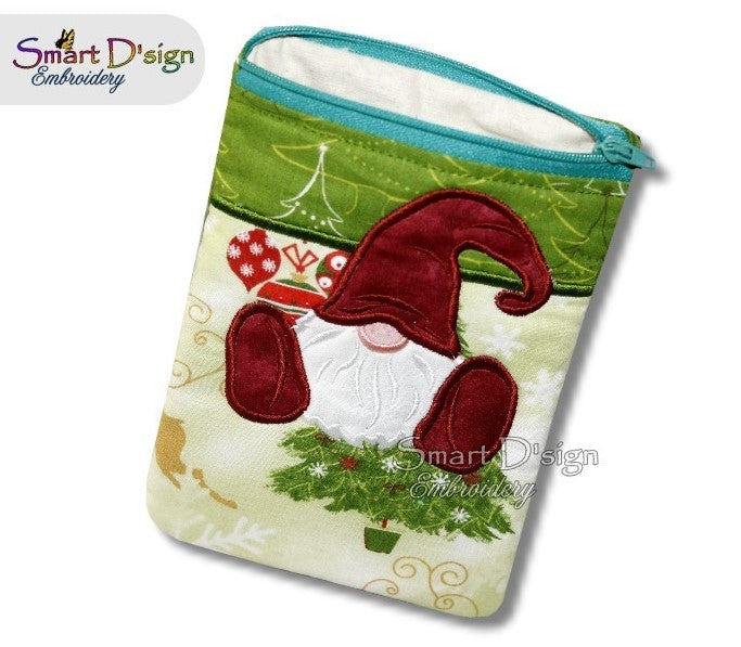 ITH Christmas Gnome Zipper Bag