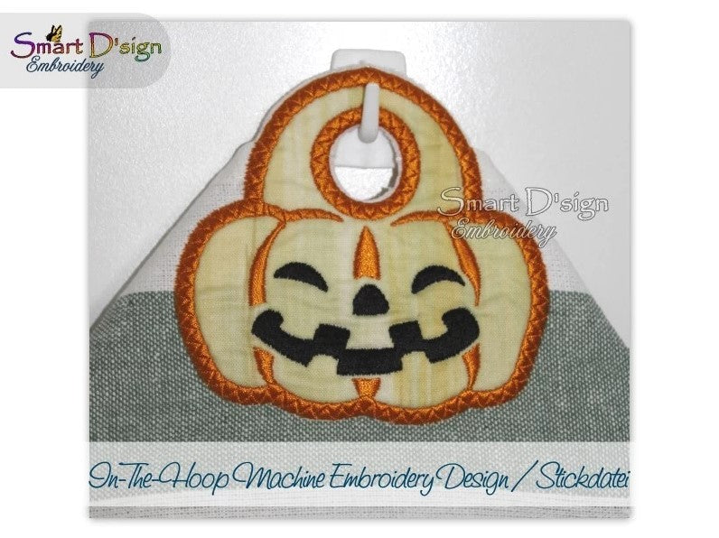 PUMPKIN - ITH TOWEL HANGER for Halloween