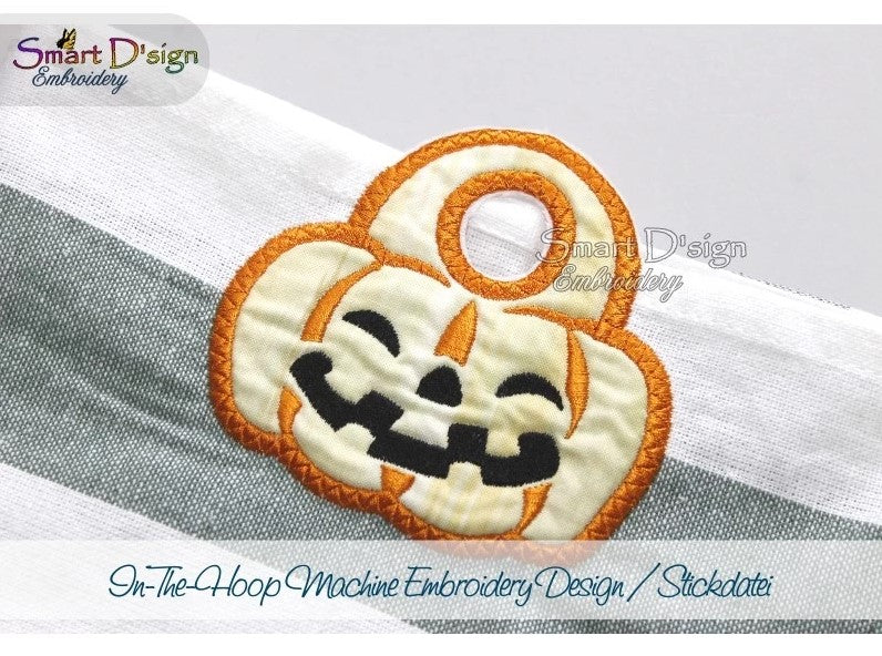 PUMPKIN - ITH TOWEL HANGER for Halloween