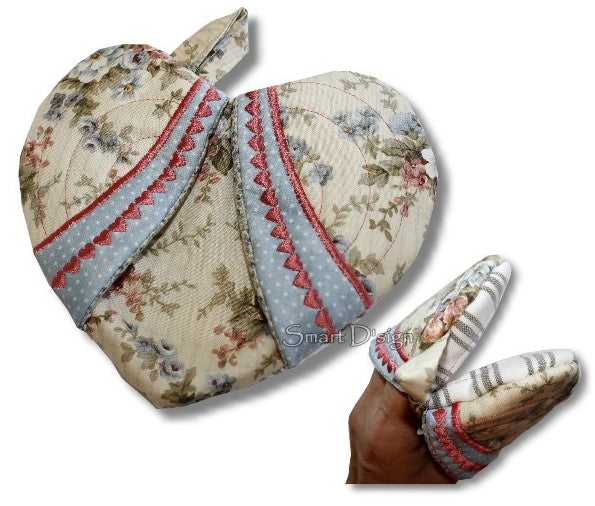 ITH HEART POTHOLDER MITTEN