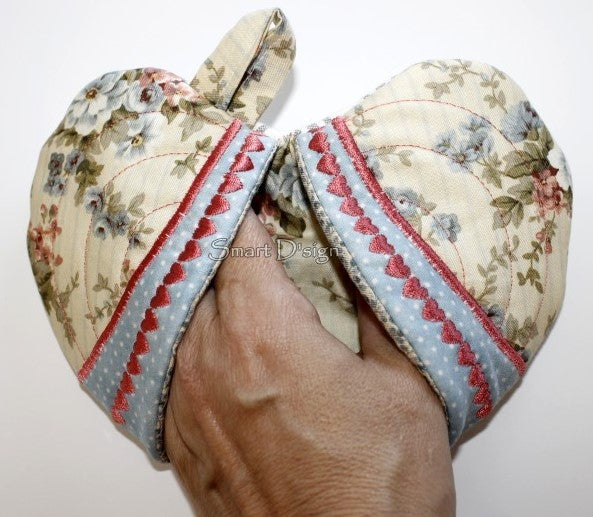 ITH HEART POTHOLDER MITTEN