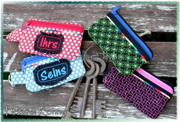 ITH KEY WALLET SET