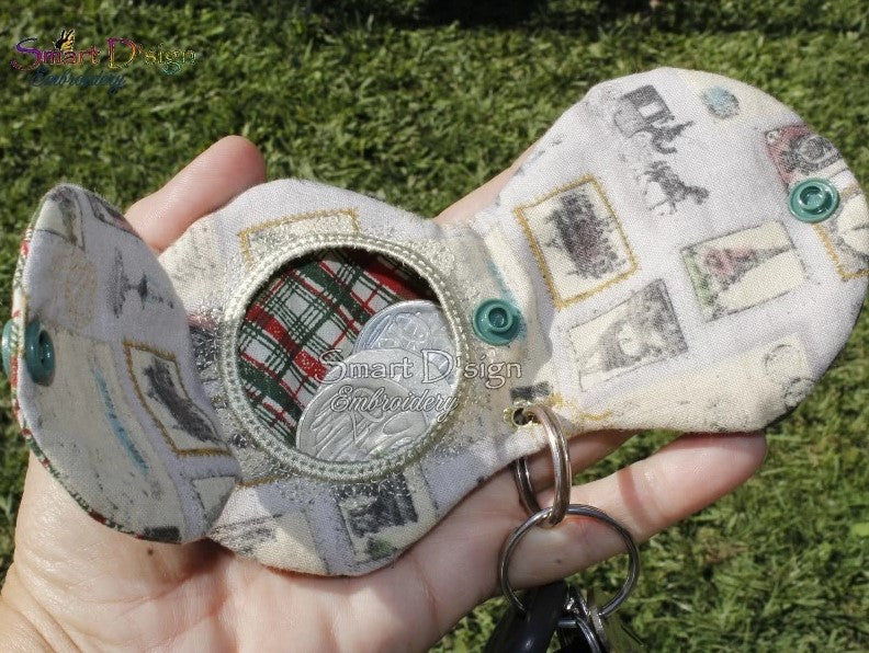 ITH KEY RING COIN PURSE