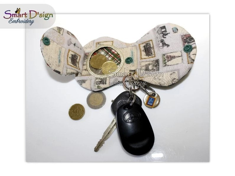 ITH KEY RING COIN PURSE