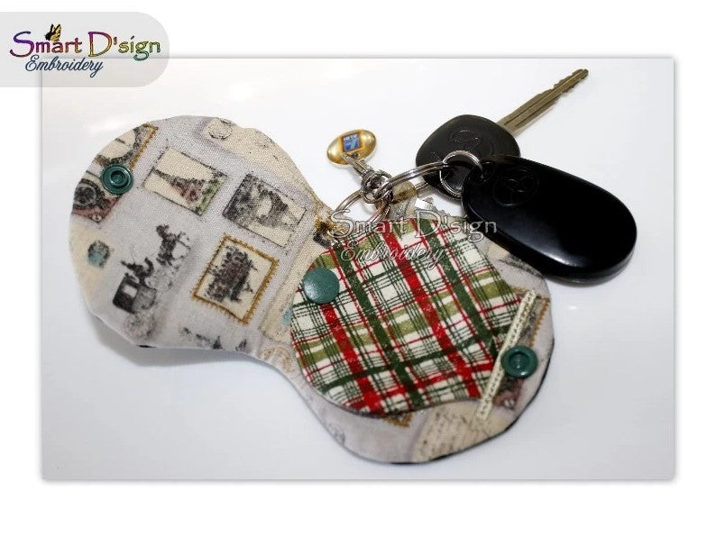 ITH KEY RING COIN PURSE