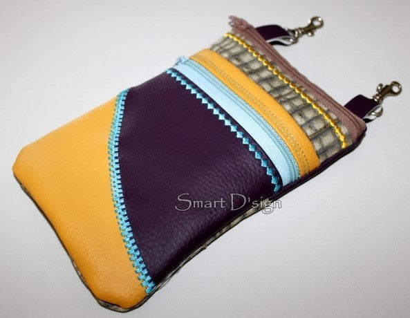 ITH MOBILE PHONE BAG - HALF ZIPPER