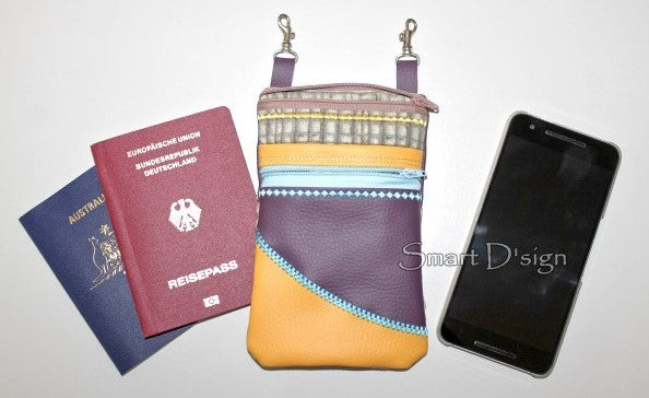 ITH MOBILE PHONE BAG - HALF ZIPPER